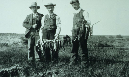 Fishing Near Fort MacLeod 1902. PHOTO: © GLENBOW MUSEUM