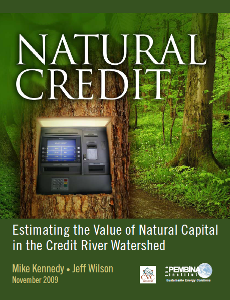 Natural Credit : Estimating the Value of Natural Capital in the Credit River Watershed