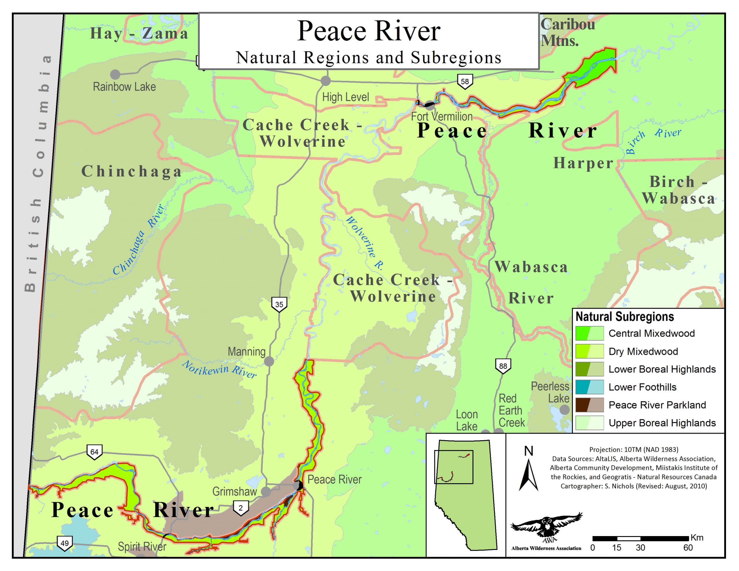White River Valley Fishing Map