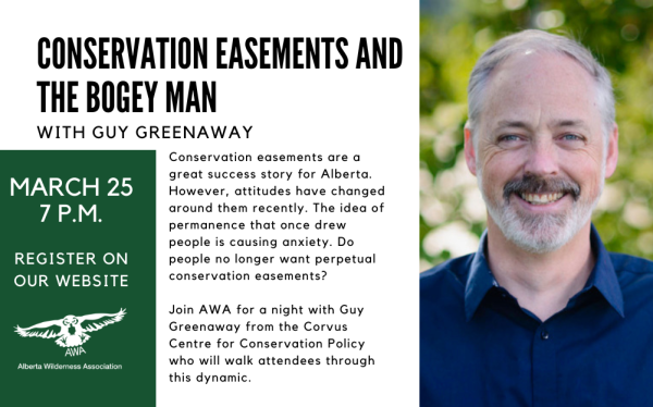 Conservation Easements and the Bogey Man: AWA Talk Night with Guy Greenaway