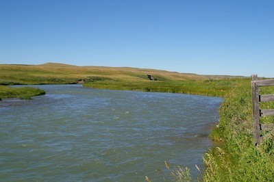 Milk River near Bonita
