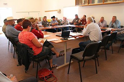 June 25, 2013 meeting of the Sage-grouse Partnership in Manyberries, AB.